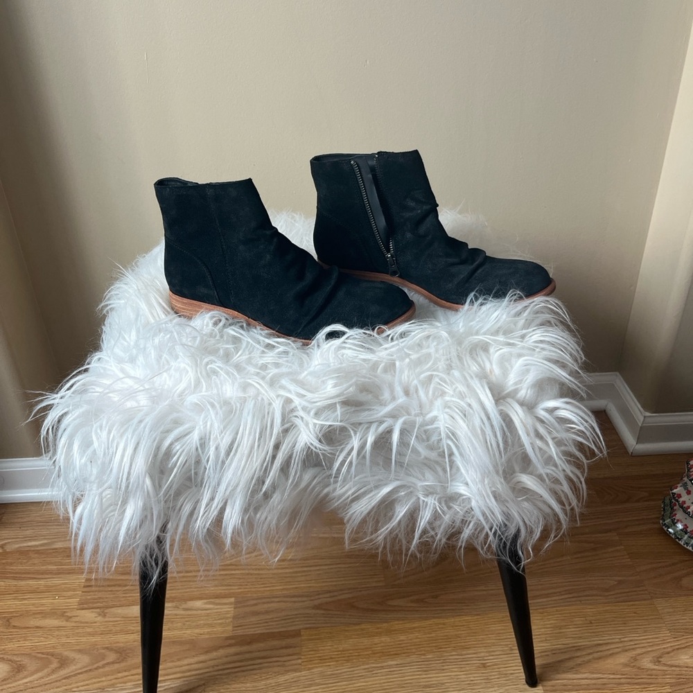 Kork-Ease Black Ankle Booties - Picture 2 of 9